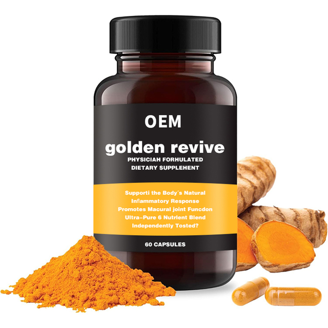 Cross-Border Exclusive Golden Revive Turmeric & Boswellia Capsules