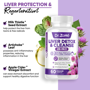 28-IN-1 Liver Detox & Cleanse Veggie Capsules