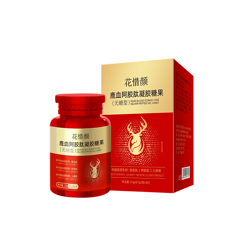 HuaXieran Deer Blood Agaric Peptide Gelatin Candy